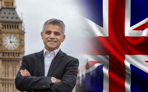 Sadiq Khan UK Flag