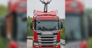 camion Scania pentru autostrada electrica