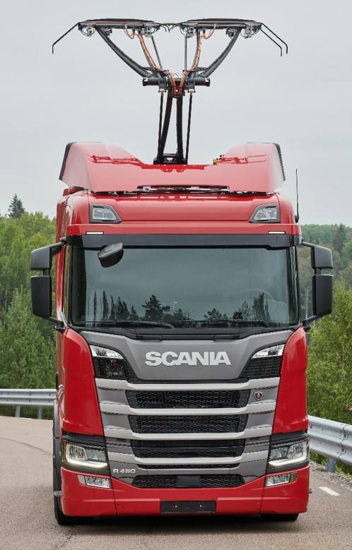 camion Scania pentru autostrazi electrice