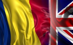 steagul Romaniei si steagul Marii Britanii