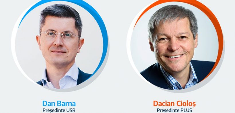 Dan Barna si Dacian Ciolos Alianta2020 USR PLUS