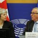 Theresa May and Jean Calude Juncker