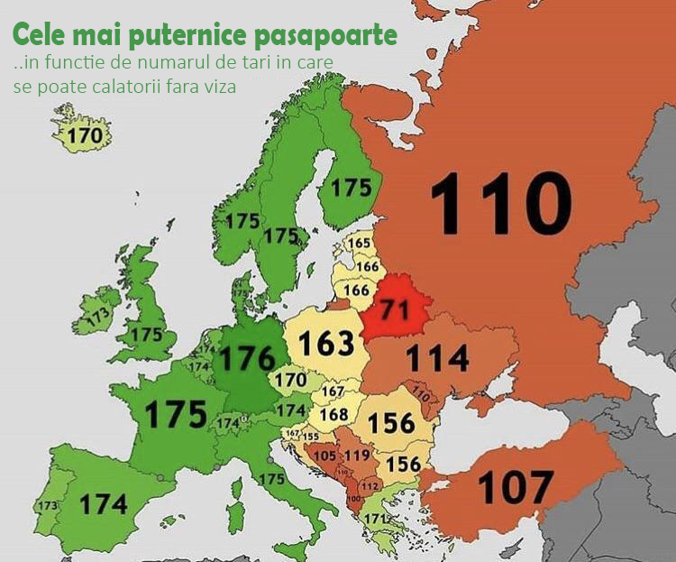 cele mai puternice pasapoarte